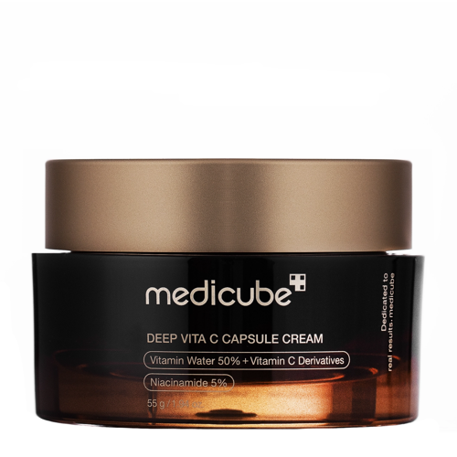 Medicube - Deep Vita C Capsule Cream – Šviesinamasis ir Stangrinamasis Veido Kremas – 55 g