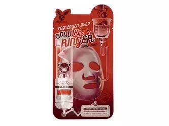 Elizavecca - Collagen Deep Power Ringer Mask Pack - Lakštinė Kaukė su Kolagenu - 23ml