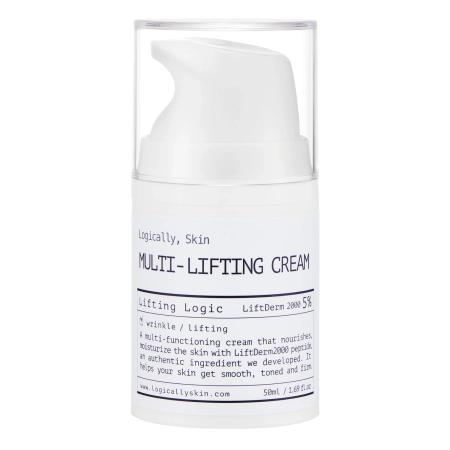 Logically, Skin - Multi-Lifting Cream – Drėkinamasis Veido Kremas su Peptidais – 50 ml