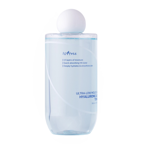 Isntree - Ultra - Low Molecular Hyaluronic Acid Toner – Veido Tonikas su Hialurono Rūgštimi – 300 ml
