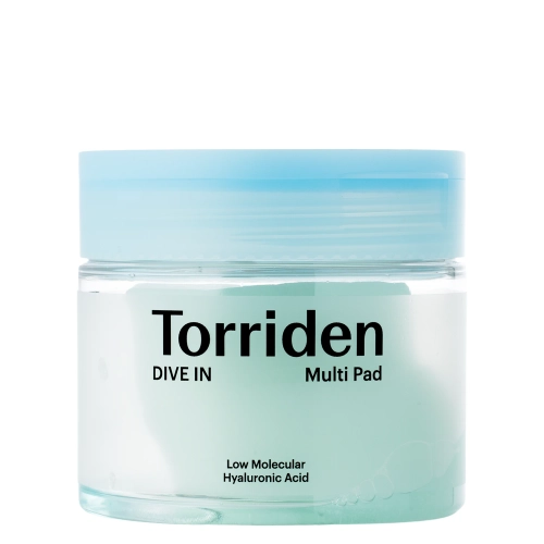 Torriden - Dive-In - Low Molecule Hyaluronic Acid Multi Pad - Drėkinamieji Veido Diskeliai - 80 vnt