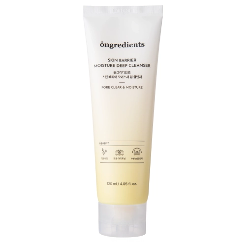 Ongredients - Skin Barrier Moisture Deep Cleanser - Drėkinančios Poras Valančios Veido Prausimosi Putos - 120ml