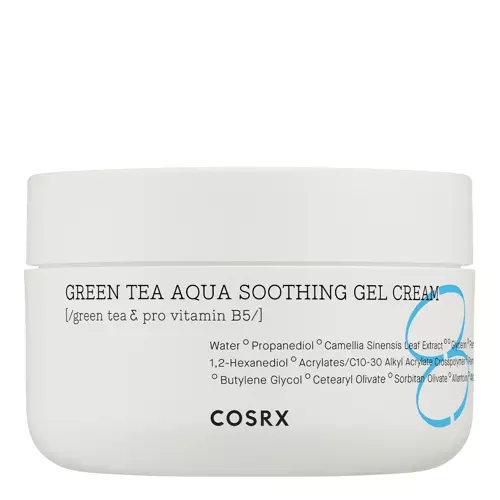 COSRX - Hydrium Green Tea Aqua Soothing Gel Cream - Raminamasis Kremas su Žaliosios Arbatos Ekstraktu - 50ml