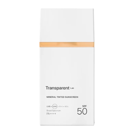 Transparent Lab - Mineral Tinted Sunscreen Medium - Mineralinis Apsauginis Kremas su SPF50 - 100ml