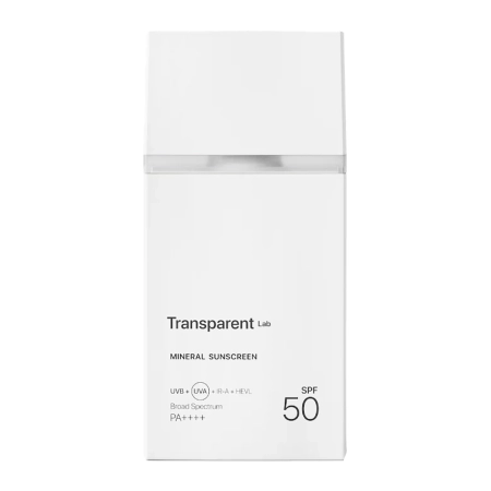 Transparent Lab - Mineral Sunscreen - Mineralinis Kremas su SPF50 Filtru - 100ml
