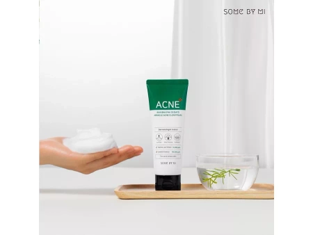 Some By Mi - AHA BHA PHA 30 Days Miracle Acne Clear Foam – Švelnios Valomosios Putos su Rūgštimis – 100 ml
