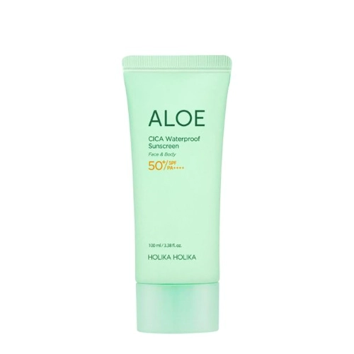 Holika Holika - Aloe Waterproof Sun Gel SPF50+/PA++++ – Raminamasis Kremas nuo Saulės – 100 ml