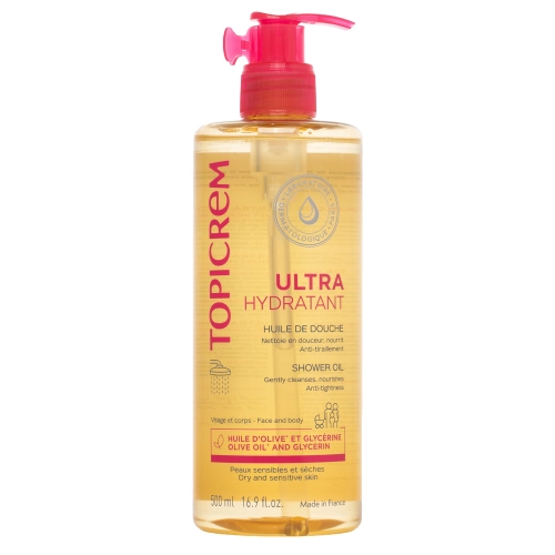 Topicrem - Ultra Hydratant Shower Oil - Drėkinamasis Dušo Aliejus - 500ml