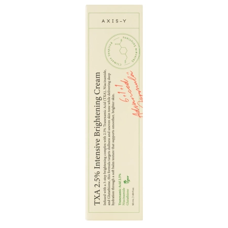 Axis-y - TXA 2.5% Intensive Brightening Cream - Intensyviai Šviesinantis Veido Kremas - 50ml