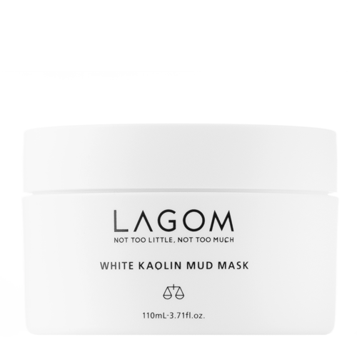 Lagom - White Kaolin Mud Mask - Valomoji Veido Molinė Kaukė - 110ml
