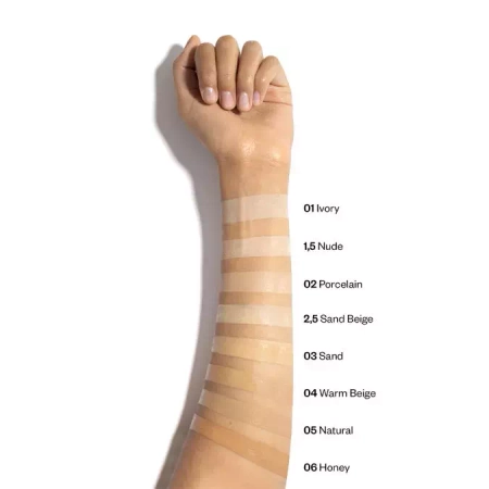 Paese - Nanorevit Natural Finish Longwear Everyday Foundation - Ilgai Išliekantis Makiažo Pagrindas su Natūraliu Efektu - 2,5 Sand Beige - 30ml