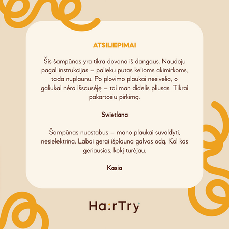 HairTry - Date With Exfoliate - Enziminis Šampūnas - 500ml