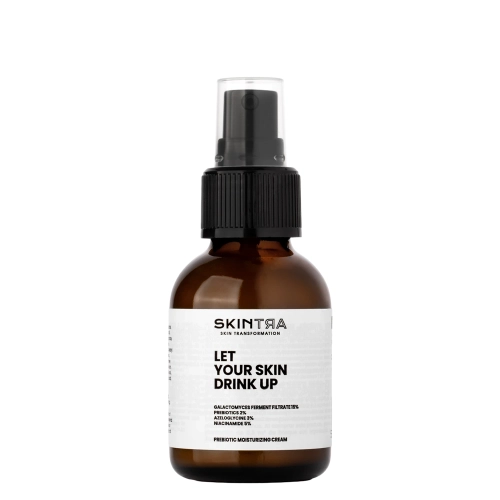 SkinTra - Let Your Skin Drink Up - Prebiotinis Drėkinamasis Kremas - Buteliukas 50ml