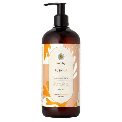 HairTry - Push Up - Šampūnas Suteikiantis Elastingumo ir Apimties - 500 ml