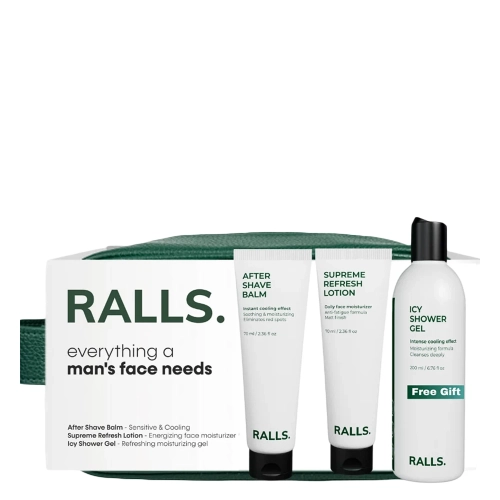 Ralls - TRAVEL SET - Rinkinys su Kosmetine - 70ml+70ml+200ml