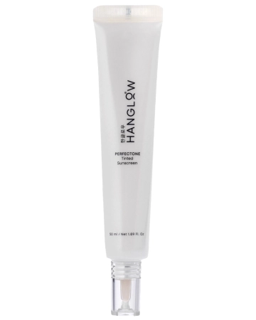 HanGlow - PerfecTone - Tinted Sunscreen SPF 50+ - Gražinamasis Kremas su Filtru - 01 - 50 ml