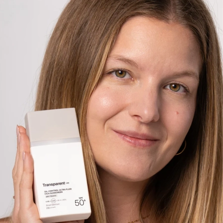 Transparent Lab - Oil Control Ultra Fluid Cica Sunscreen - Matuojantis Kremas SPF50+ - 100ml