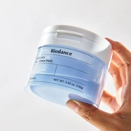 Biodance - Cera-nol Gel Toner Pads - Želiniai Drėkinamieji Veido Padeliai - 60vnt