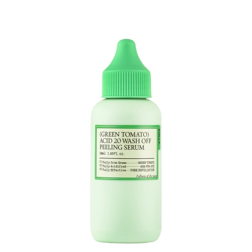 FULLY - Green Tomato Acid 20 Wash Off Peeling Serum - Veido Šveičiamasis Serumas - 50ml