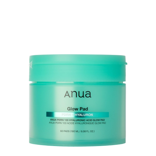Anua - PDRN 100 Hyaluronic Acid Glow Pad - Drėkinančios ir skaistinančios veido pagalvėlės - 180ml/60vnt