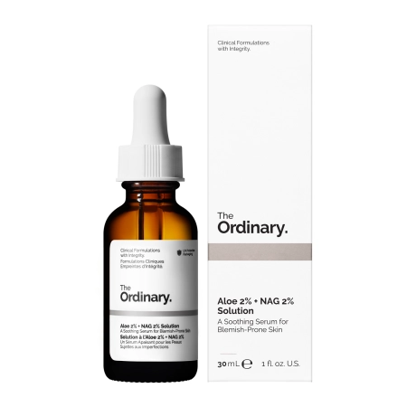 The Ordinary - Aloe 2% + NAG 2% Solution – Alavijų Veido Serumas – 30 ml