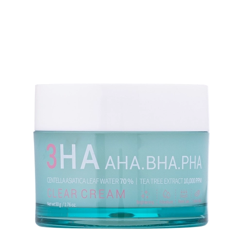 Esfolio - 3HA Clear Cream - Veido kremas su Rūgštimis - 50ml