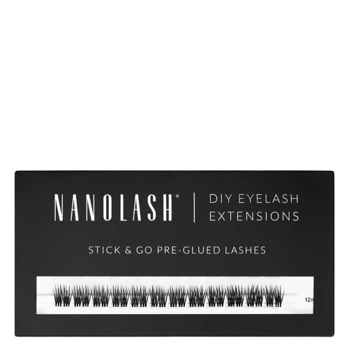 Nanolash - Stick & Go Pre-Glued Lashes - Blakstienų Kuokšteliai su Klijais - Heartbreaker Short - 1 pakuotė