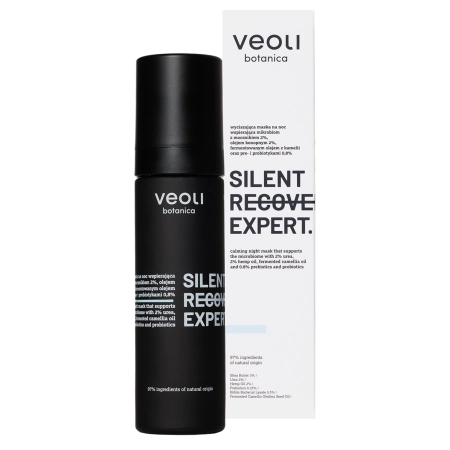 Veoli Botanica - Silent Recovery Expert - Raminamoji Naktinė Kaukė Palaikanti Mikrobiomą - 50ml