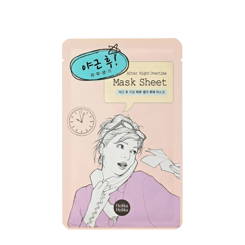 Holika Holika - After Mask Sheet - After Working Overtime - Atpalaiduojanti ir Drėkinanti Lakštinė Kaukė - 30g - OUTLET