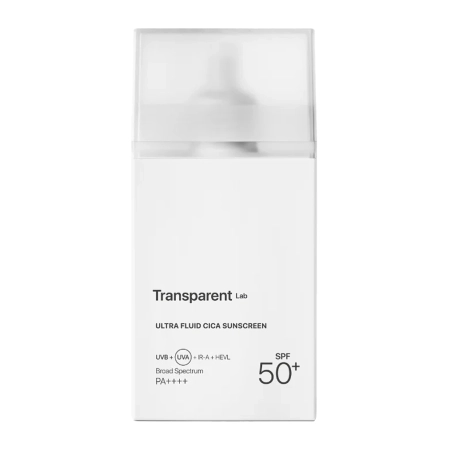 Transparent Lab - Ultra Fluid Cica Sunscreen - Hibridinis Kremas SPF50+ - 100ml