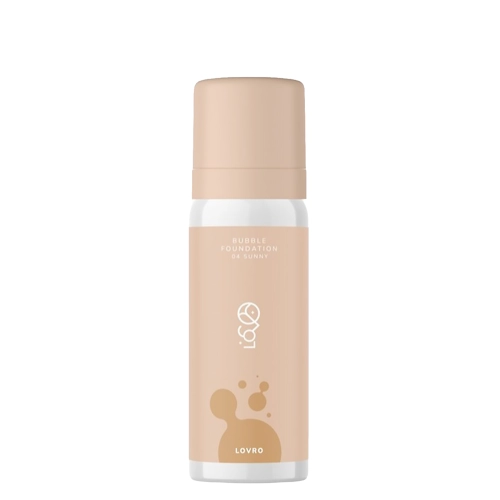 LOVRO - Bubble Foundation - Makiažo Pagrindas su Lengva Švytėjimo Suteikiančia Formule - 04 Sunny - 50ml