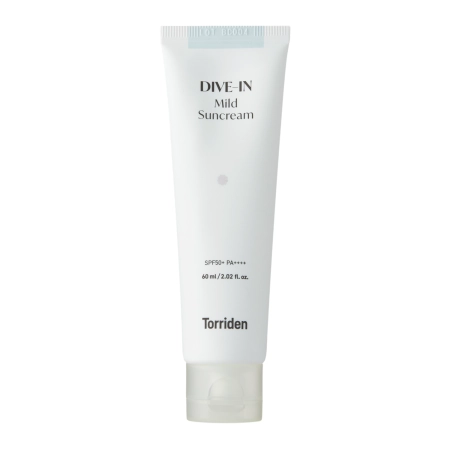 Torriden - Dive-In - Mild Sunscreen SPF50+ PA++++ - Drėkinamasis Apsauginis Kremas nuo Saulės - 60ml