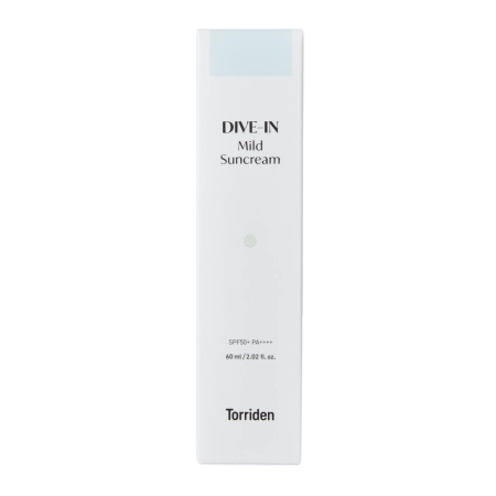 Torriden - Dive-In - Mild Sunscreen SPF50+ PA++++ - Drėkinamasis Apsauginis Kremas nuo Saulės - 60ml