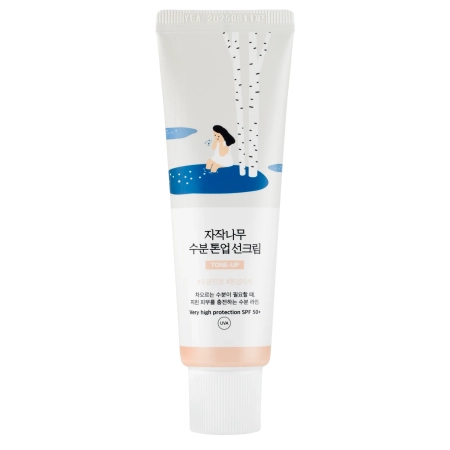 Round Lab - Birch Moisture Tone-Up Sunscreen - Tonuojantis Drėkinamasis Kremas nuo Saulės - 50ml
