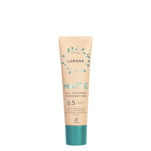 Lumene - Matte Oil Control Foundation SPF 20 - Matuojantis Makiažo Pagrindas - 0,5 Light - 30ml