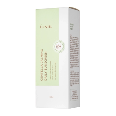 iUNIK - Centella Calming Daily Sunscreen SPF 50+ PA++++ - Apsauginis kremas nuo saulės - 60ml