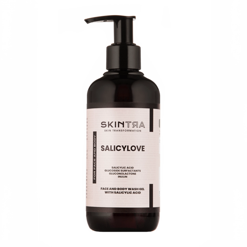 SkinTra - Salicylove – Veido ir Kūno Prausimosi Gelis su Salicilo Rūgštimi – 250 ml