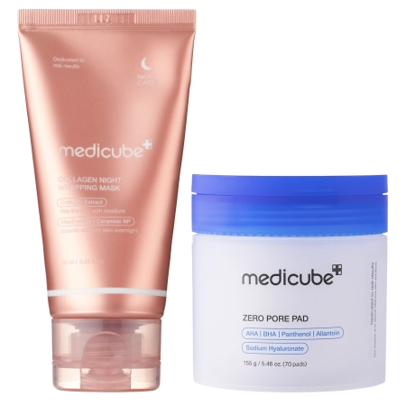 Medicube - Rinkinys Smoothing Night Duo - 155 ml + 75 ml