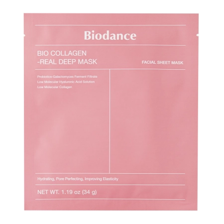 Biodance - Bio-Collagen Real Deep Mask Set – Kolageno Stangrinamųjų Veido Kaukių Rinkinys – 4 vnt. / 34 g