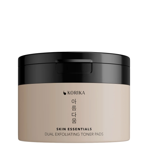 KORIKA - Skin Essentials Dual Exfoliating Toner Pads - Šveičiantys Veido Vatos Diskeliai - 20vnt