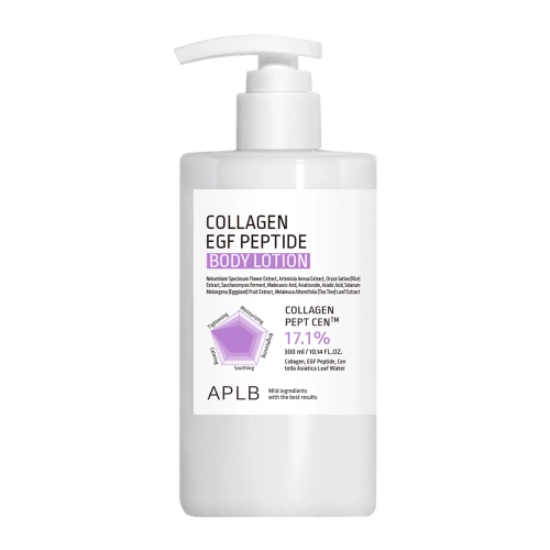 APLB - Collagen EGF Peptide Body Lotion - Drėkinamasis ir Stangrinamasis Kūno Losjonas - 300ml