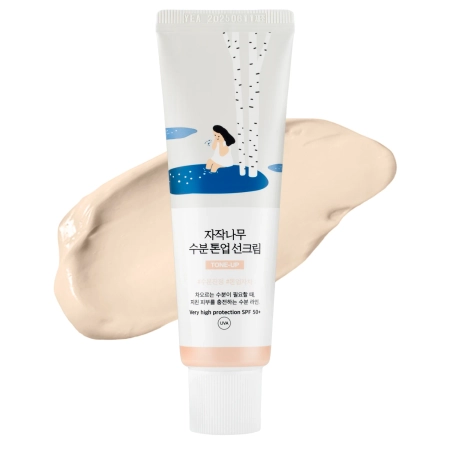 Round Lab - Birch Moisture Tone-Up Sunscreen - Tonuojantis Drėkinamasis Kremas nuo Saulės - 50ml