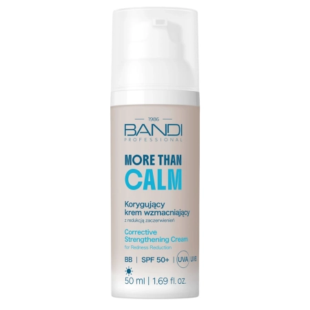 Bandi - More than Calm Koreguojantis Stiprinantis Kremas SPF 50+ su Paraudimų Mažinimu - 50ml