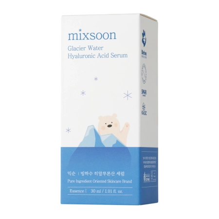 Mixsoon - Glacier Water Hyaluronic Acid Serum - Serumas su Hialurono Rūgštimi ir Ledynų Vandeniu - 30ml