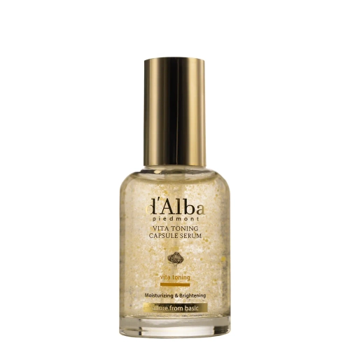 d'Alba - Vita Toning Capsule Serum - Drėkinamasis ir Šviesinantis Veido Serumas - 50ml
