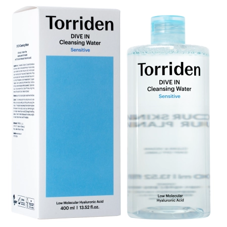 Torriden - Dive In - Low Molecular Hyaluronic Acid Cleansing Water - Drėkinamasis Micelinis Vanduo - 400ml