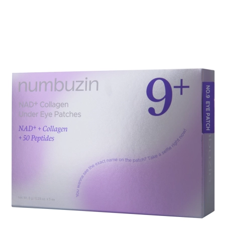 Numbuzin - No.9 NAD Collagen Under Eye Patches - Kolageniniai Paakių Padeliai su Kofermentu NAD+ - 5 vnt.