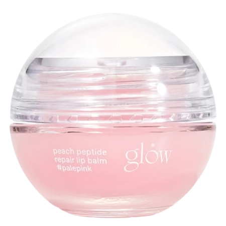 glow - Peach Peptide Repair Lip Balm - Peptidinis Lūpų Balzamas - #Palepink - 8g