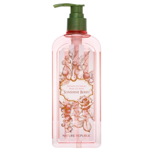 Nature Republic - Perfume De Nature Body Oil Wash - Kūno Prausimosi Aliejus - Sunshine Berry - 345ml