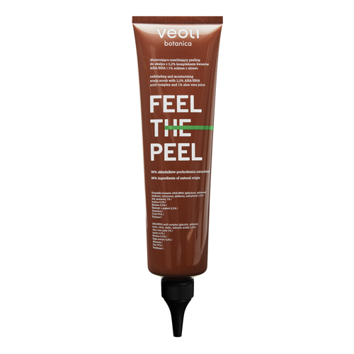 Veoli Botanica - Feel The Peel - Šveičiamasis ir Drėkinamasis Galvos Odos Šveitiklis - 150ml